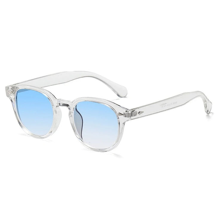 Herr Glasögon | Transparent båge | Minimalistisk look | Sommar
