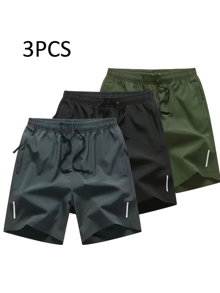 Herr Shorts | Regular | Elastisk Midja | Med Snörning | Sommar