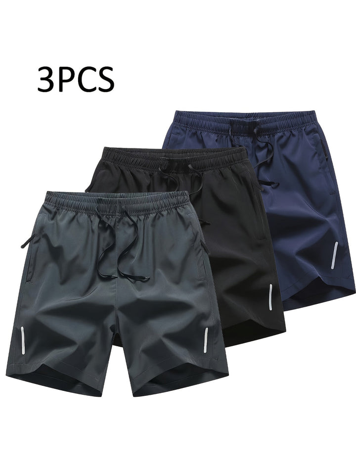 Herr Shorts | Regular | Elastisk Midja | Med Snörning | Sommar