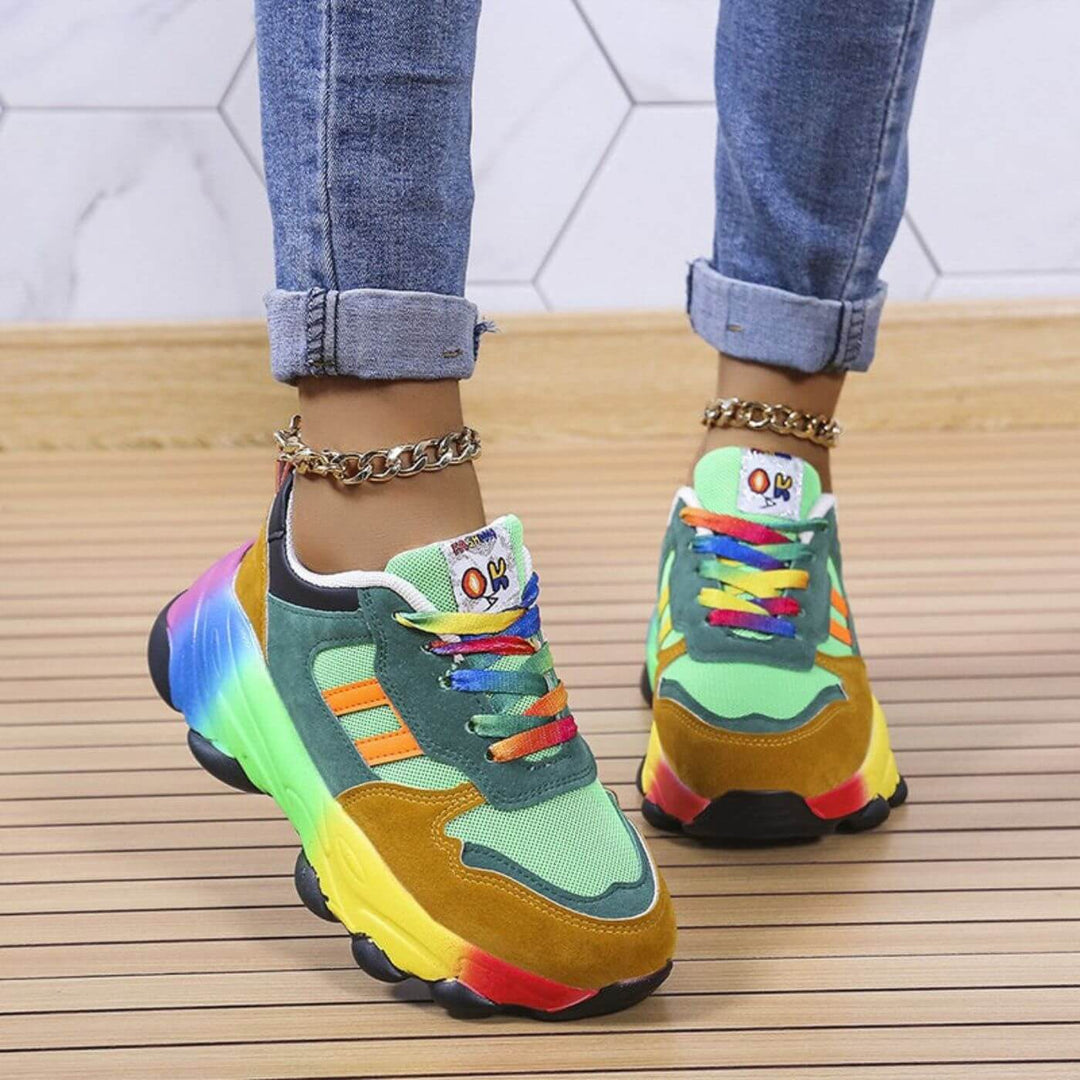 Dam Sneakers | Chunky | Flerfärgad | Sommar