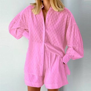set för kvinnor | Blus och shorts | Trendig stil | Levande färger