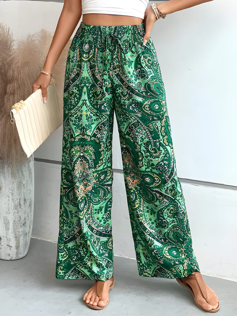 Dambyxor | Bohemisk Paisley & Blommönster | Vida Ben & Resårmidja | Polyester