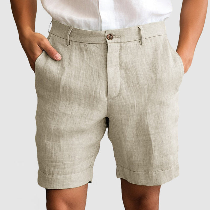 Herr Shorts | Rak Modell | Med Fickor | Sommar