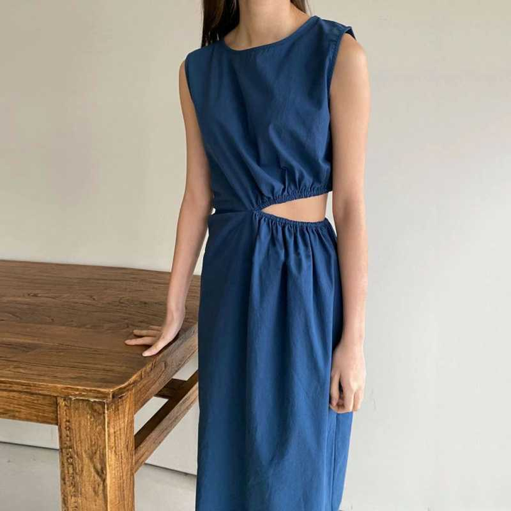 Dam Klänning | Elegant | Cut-out Detail | Sommar