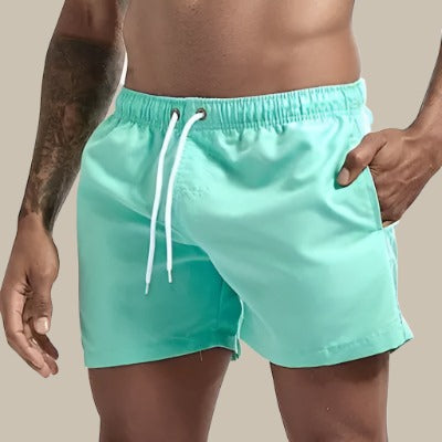 Herr Shorts | Rak Modell | Med Dragsko | Sommar