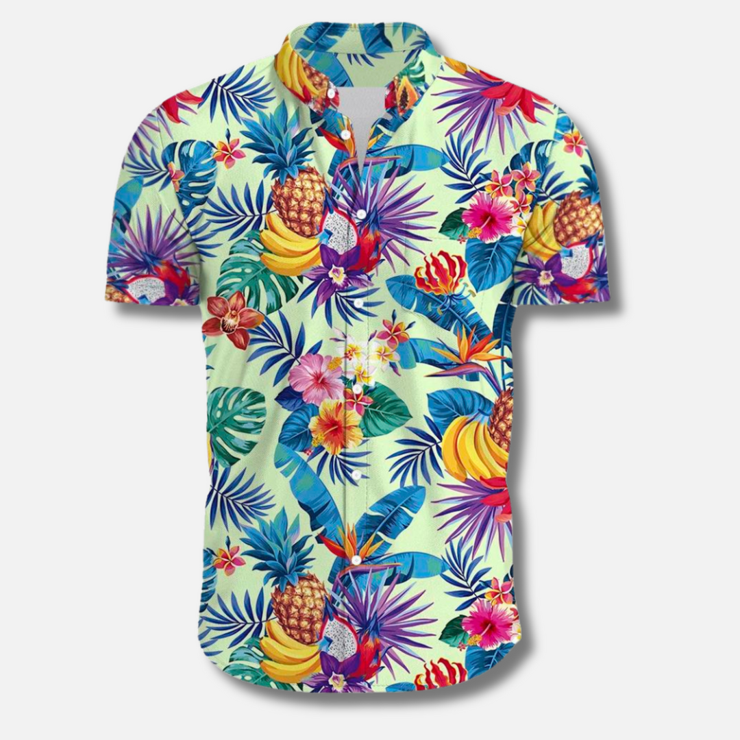 Herr Skjorta | Regular Fit | Kort Ärm | Sommar