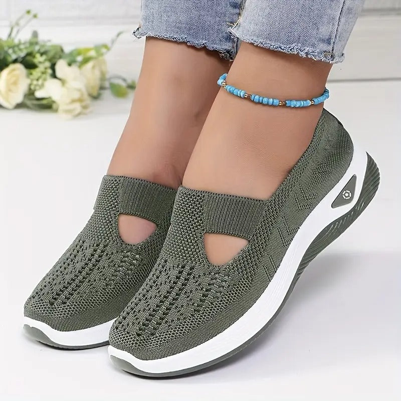 Dams Skor | Ny Stil & Andningsbara | Trendiga Slip-On Sportskor