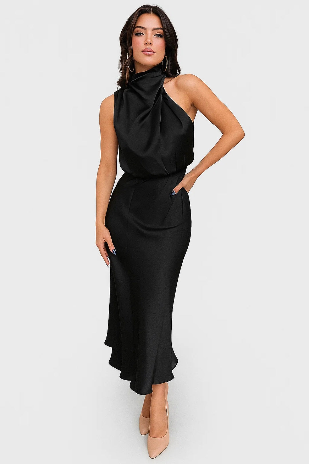 Damer Klänning | Halterneck | Maxi | Sommar
