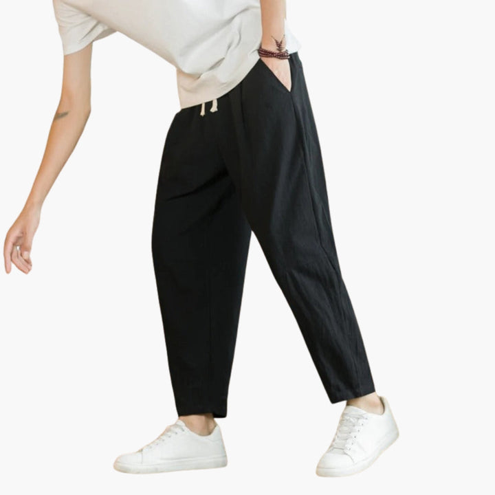 Herr Byxor | Vida Ben | Elastisk Midja | Sommar