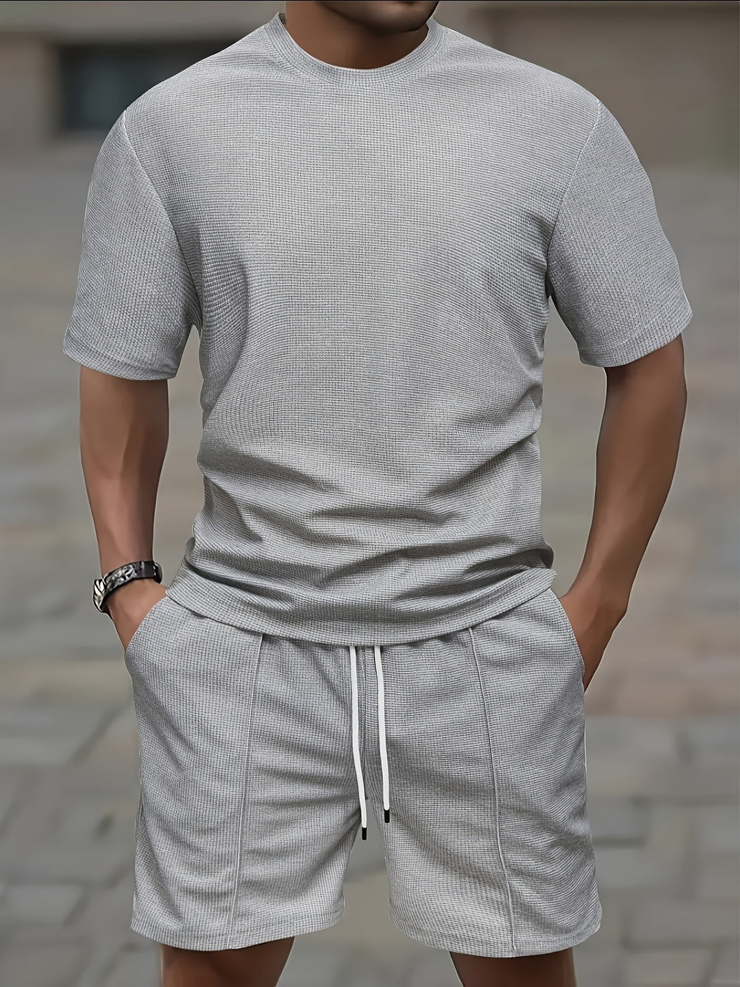 Herr Set | Slimfit | Med Koord | Sommar