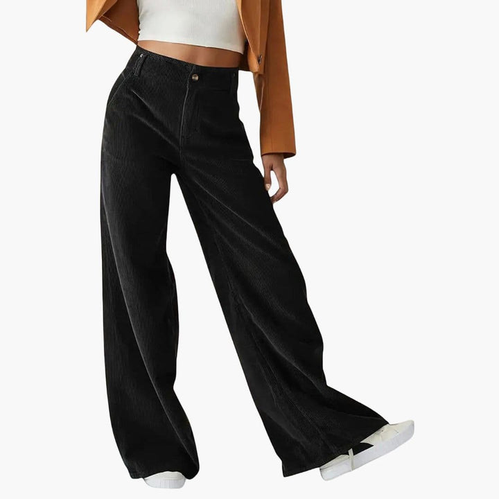 Dam Byxor | Wide Leg | Hög Midja | Sommar