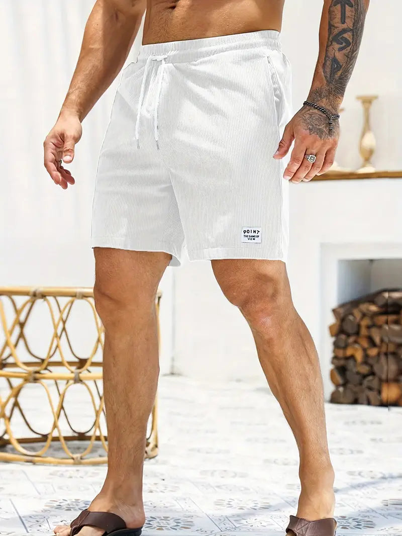Herr Shorts | Rak Modell | Med Dragsnöre | Sommar