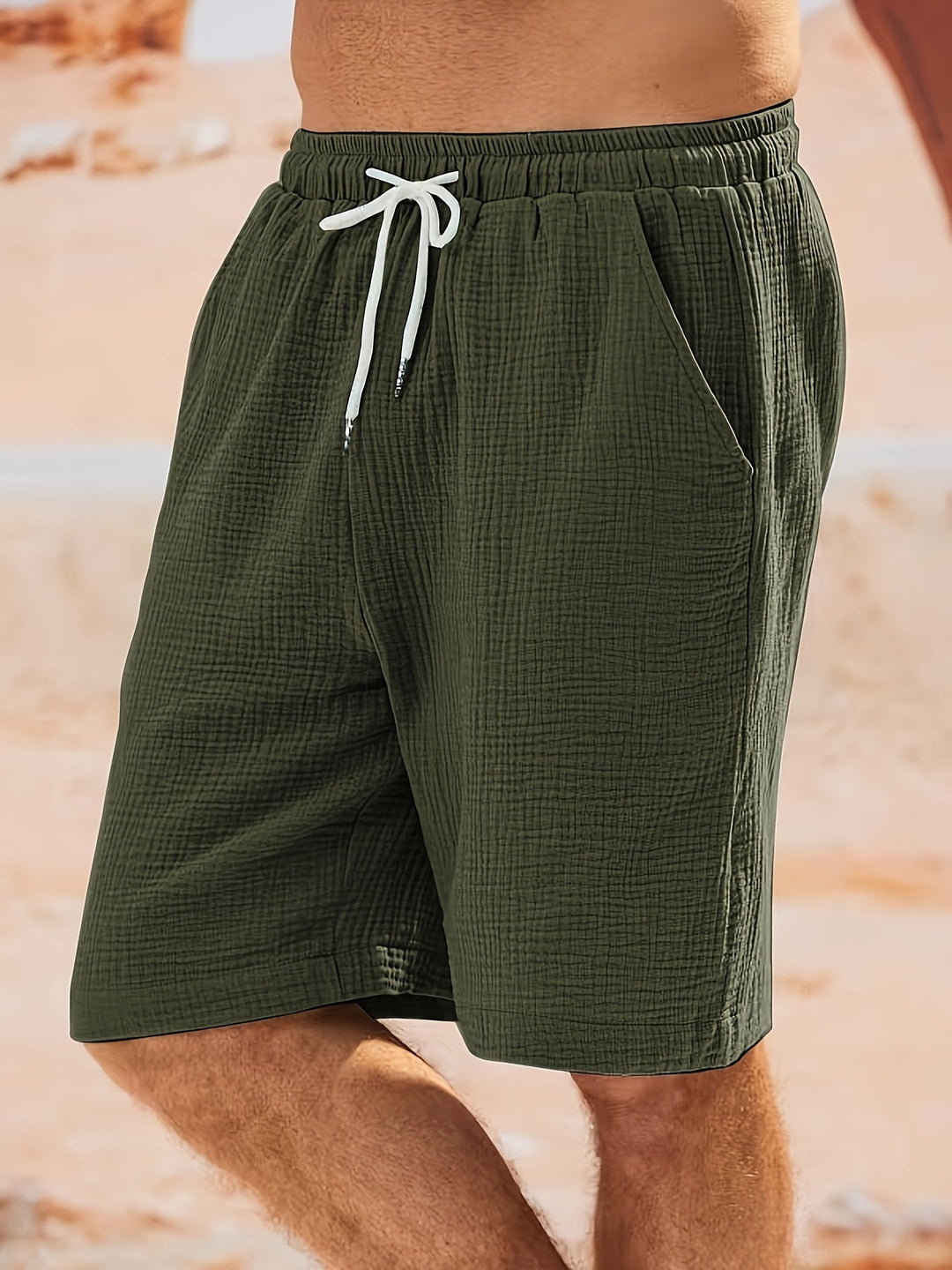 Herr Shorts | Straight | Med Dragsko | Sommar