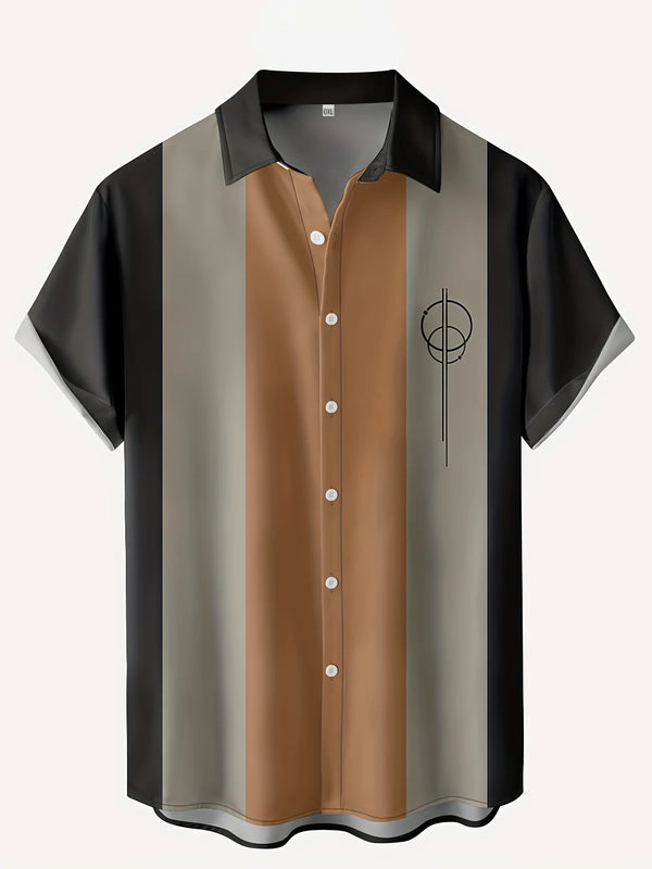 Herr Skjorta | Oversized | Blockdesign | Sommar