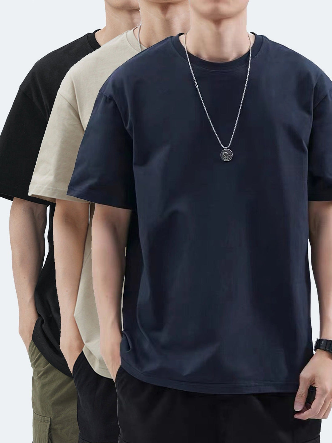 Herr T-shirt | Oversized | Kort Ärm | Sommar