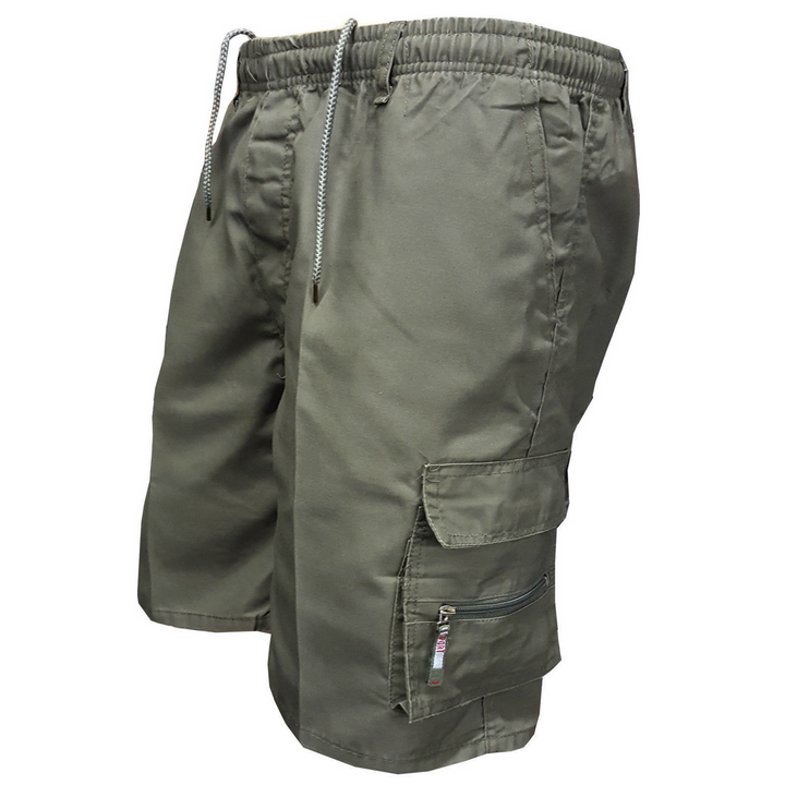 Herr Shorts | Cargo | Elastisk Midja | Sommar