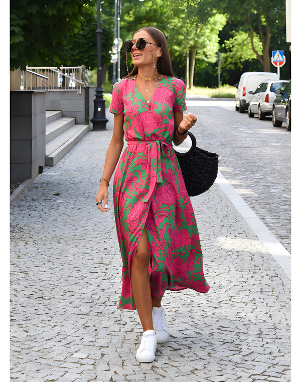 Dam Sommarklänning | Bekväm & Andningsbar | Avslappnat Elegant | Polyester