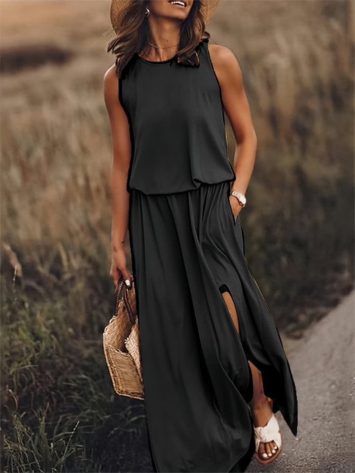 Dam Klänning | Oversized | Ärmlös | Sommar