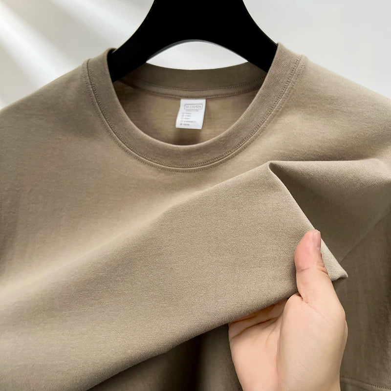 Herr T-shirt | Oversized | Kort Ärm | Rund Hals | Sommar