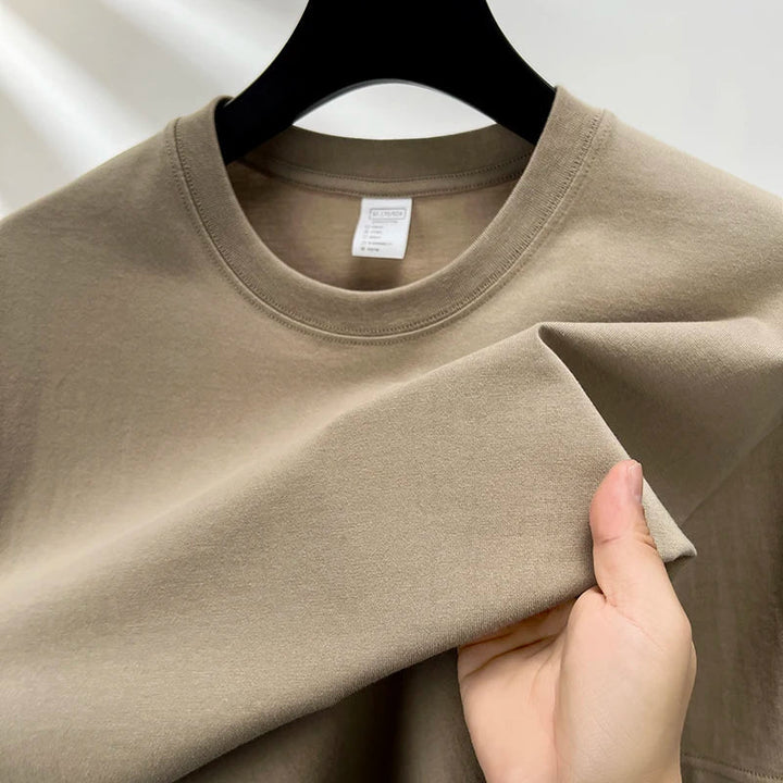 Herr T-shirt | Oversized | Kort Ärm | Rund Hals | Sommar