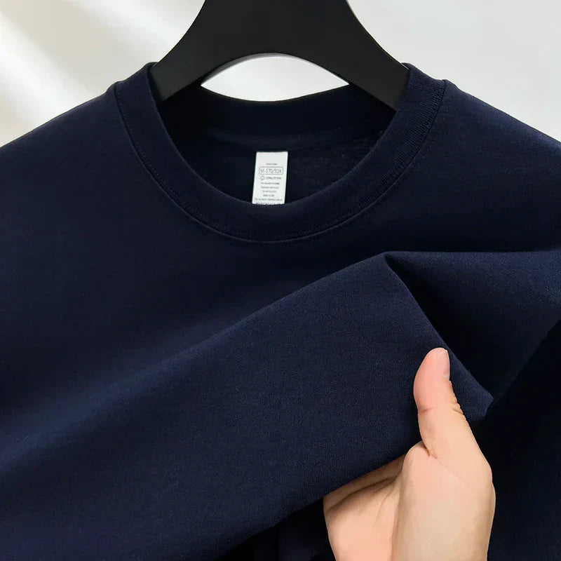 Herr T-shirt | Oversized | Kort Ärm | Rund Hals | Sommar