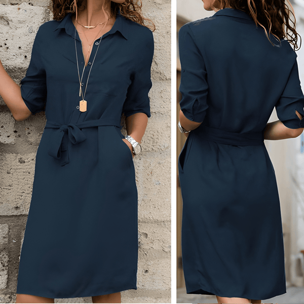 Damklänning | Stilren & Tidlös | Sommarkomfort | Polyester