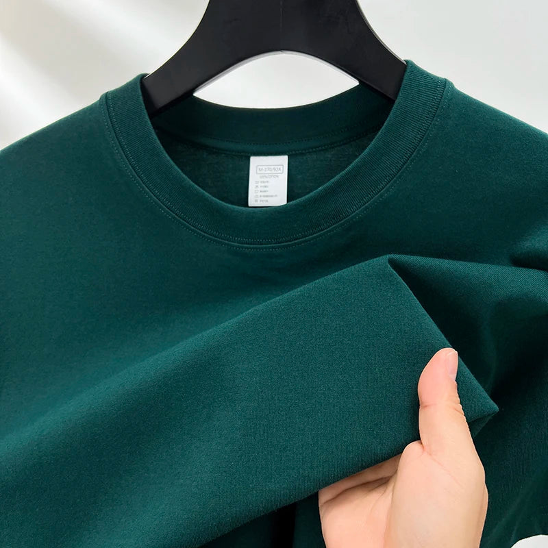 Herr T-shirt | Oversized | Kort Ärm | Rund Hals | Sommar
