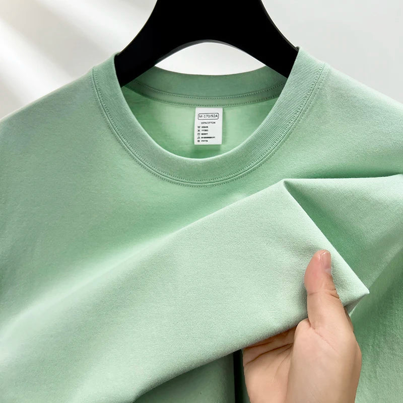 Herr T-shirt | Oversized | Kort Ärm | Rund Hals | Sommar