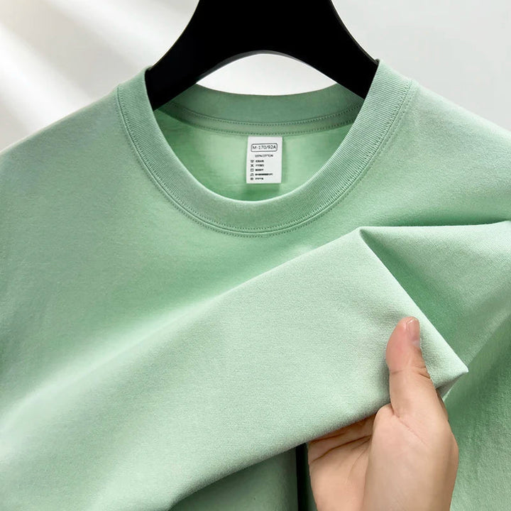 Herr T-shirt | Oversized | Kort Ärm | Rund Hals | Sommar