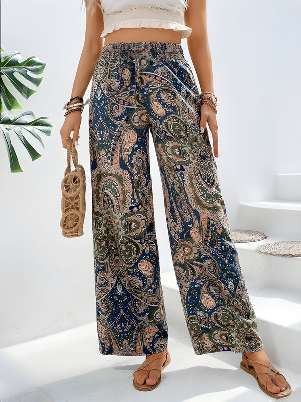 Dambyxor | Bohemisk Paisley & Blommönster | Vida Ben & Resårmidja | Polyester