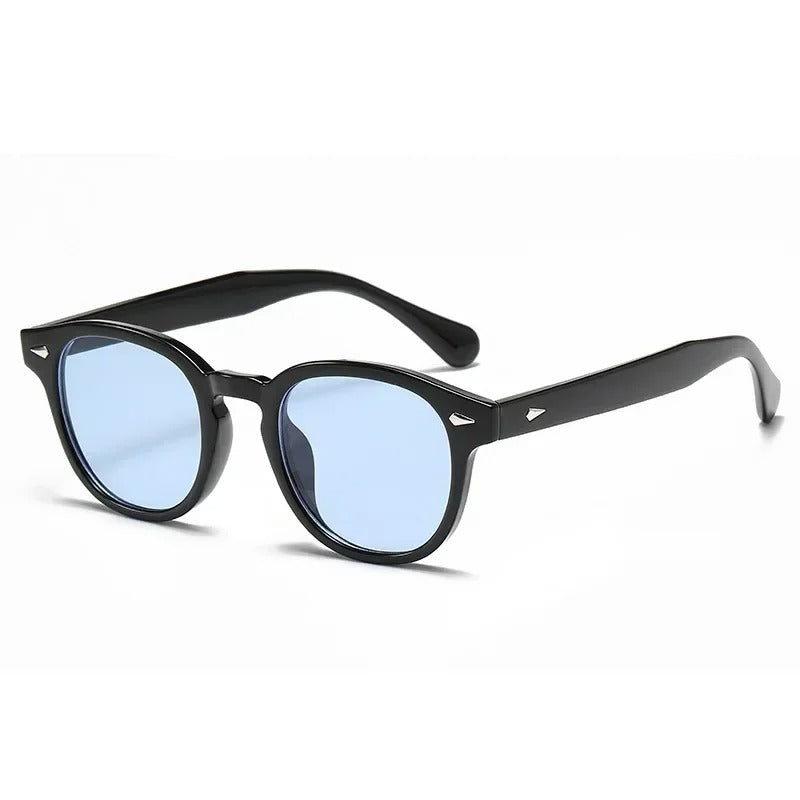 Herr Glasögon | Transparent båge | Minimalistisk stil | Sommar