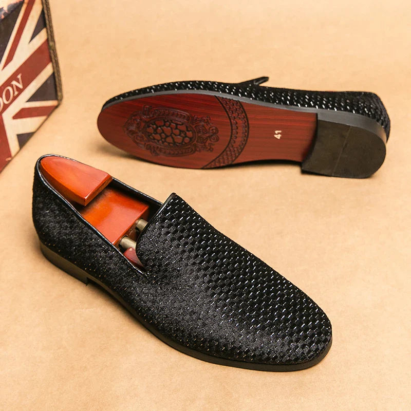 Herr Loafers | Vävd Struktur | Instapmodell | Sommar