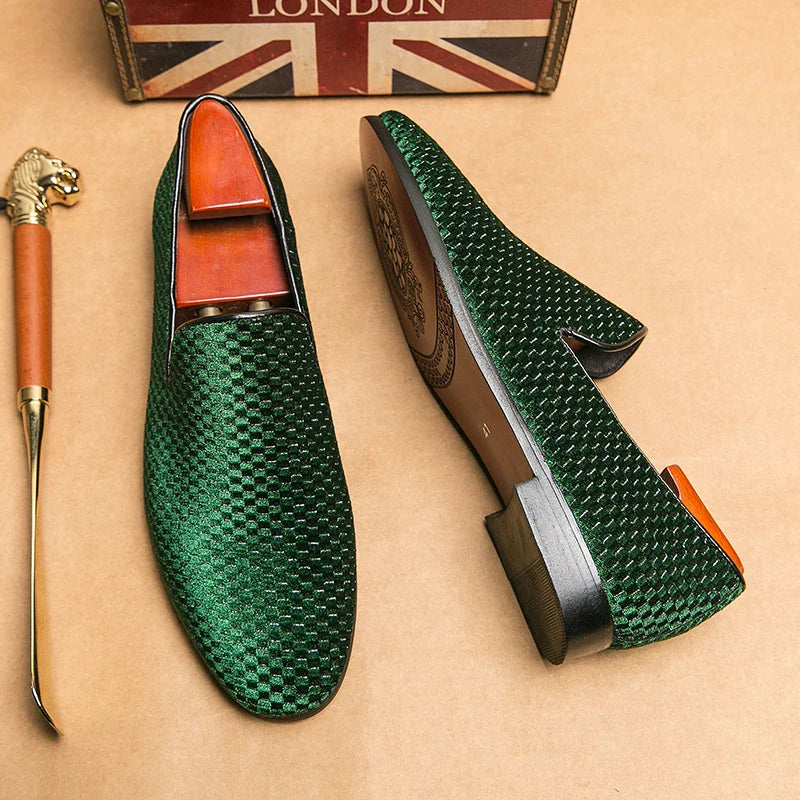 Herr Loafers | Vävd Struktur | Instapmodell | Sommar