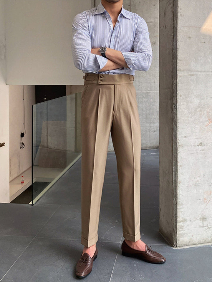 Herr Byxor | Elegant | Hög Midja | Sommar