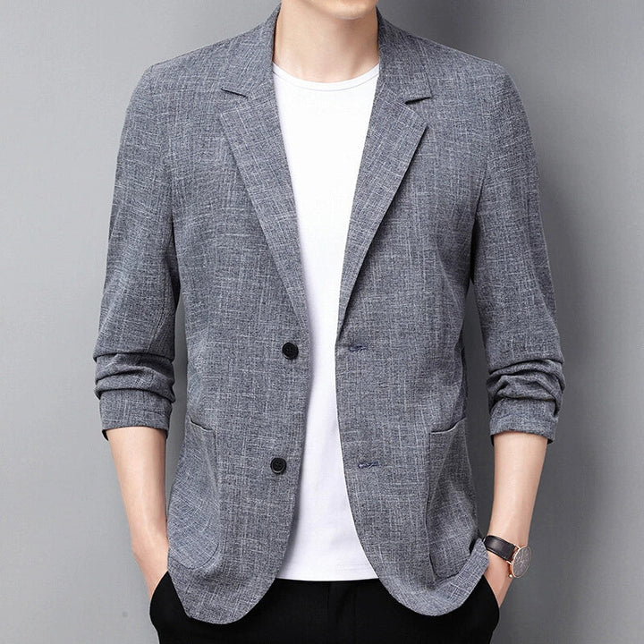 Herr Blazer | Elegant Slimfit | Med Knappar | Sommar