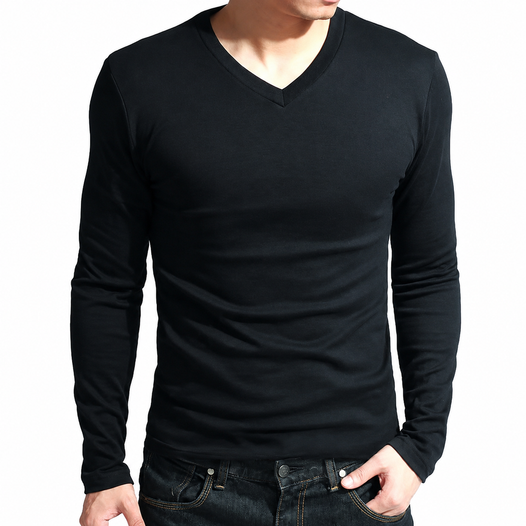 Herr Topp | Slimfit | V-ringning | Sommar