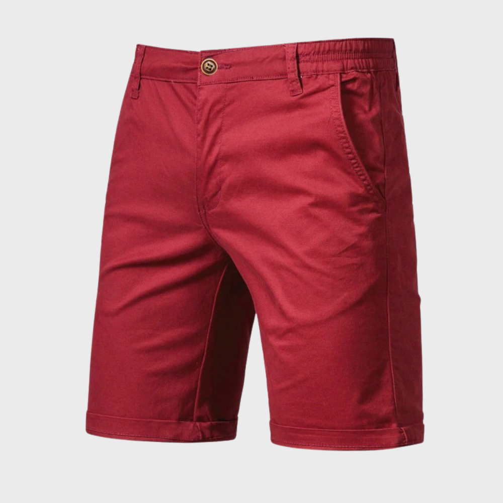 Herr Shorts | Straight Fit | Knappstängning | Sommar