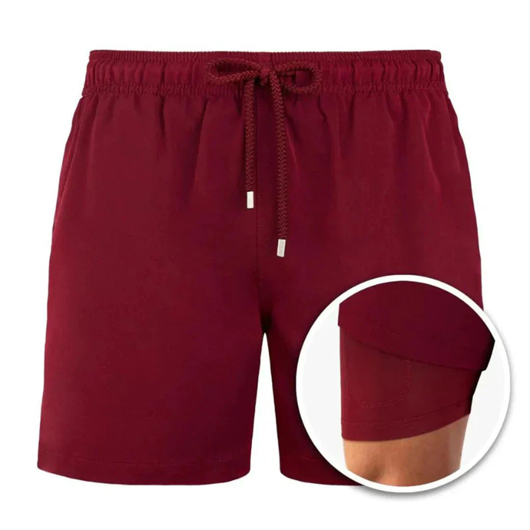 Herr Shorts | Rak Modell | Med Dragsnöre | Sommar