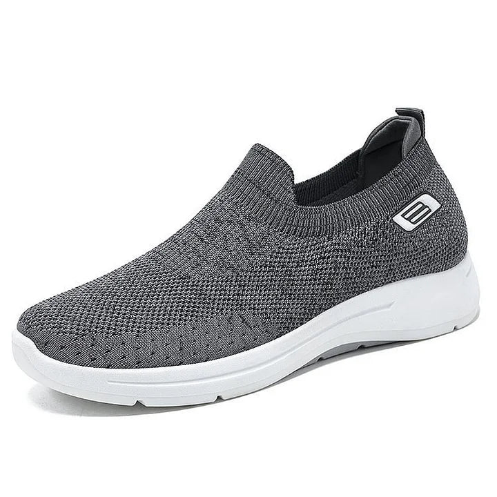 Kvinnor Sneakers | Lätta & Andningsbara | Slip-on Design | Vävd Plattformssula