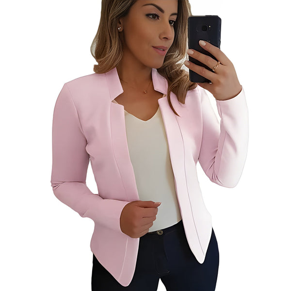 Dam Blazer | Slim Fit | Öppen Modell | Lätt Kontorsstil