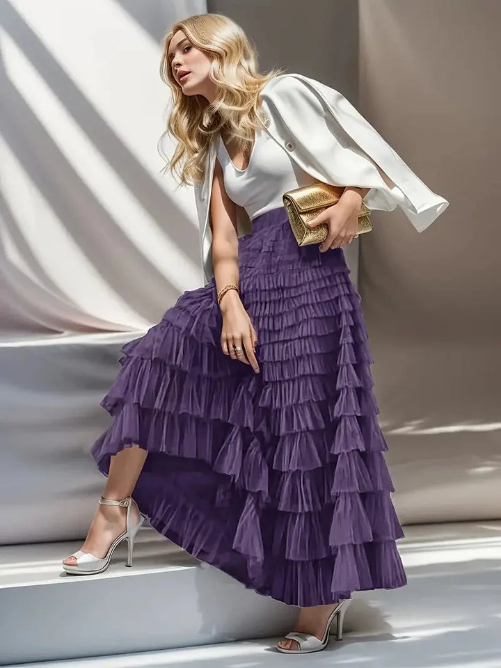 Dam Kjol | Elegant | Volangdesign | Sommar