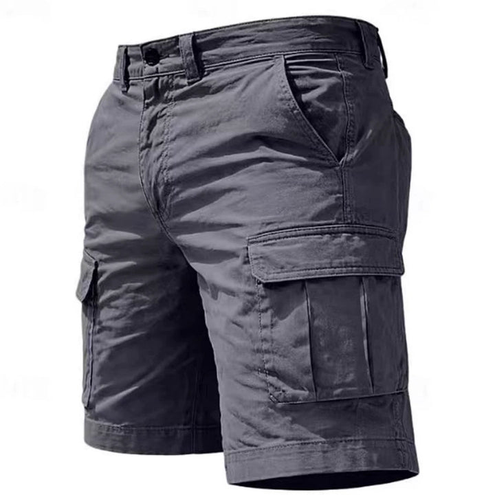 Herr Cargo Shorts | Straight | Funktionella Fickor | Sommar