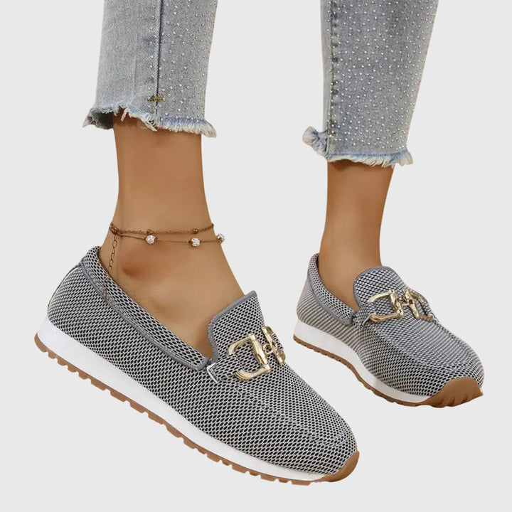 Dam Skor | Loafers | Metallspänne | Sommar