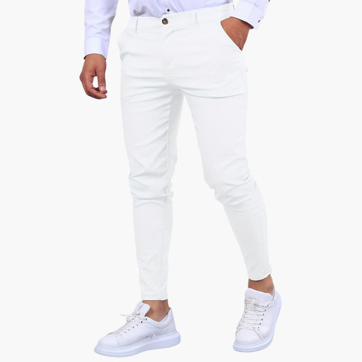 Herr byxor | Slimfit | Smala Ben | Sommar