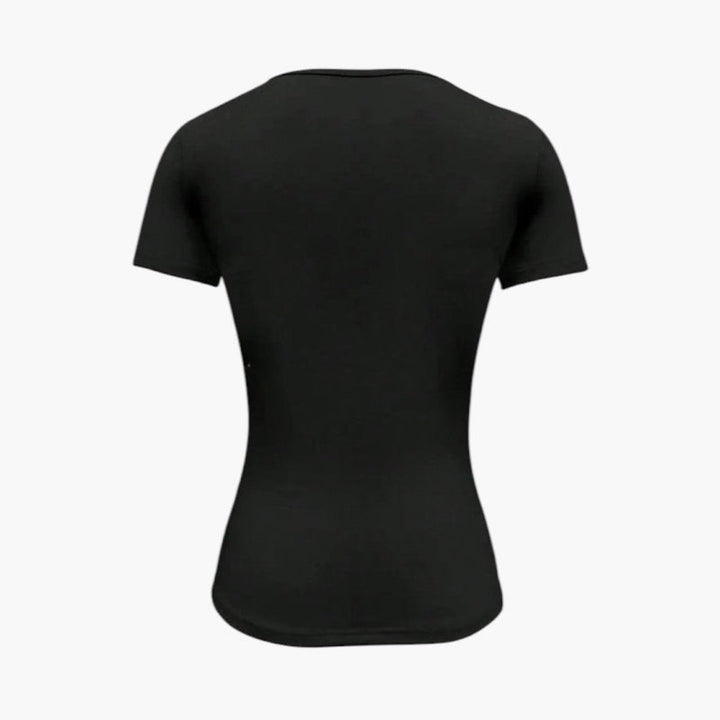 Dam Topp | Slimfit | Kort Ärm | Sommar
