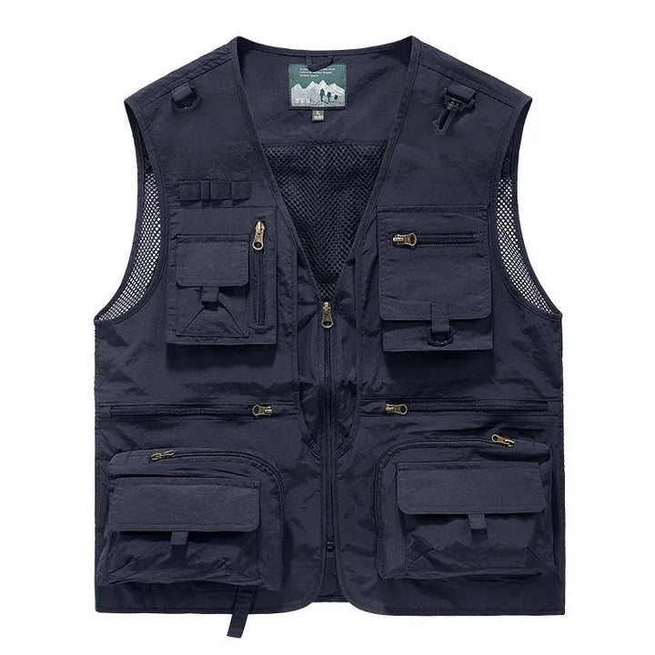 Herr Bodywarmer | Outdoor | Flera Fickor | Sommar