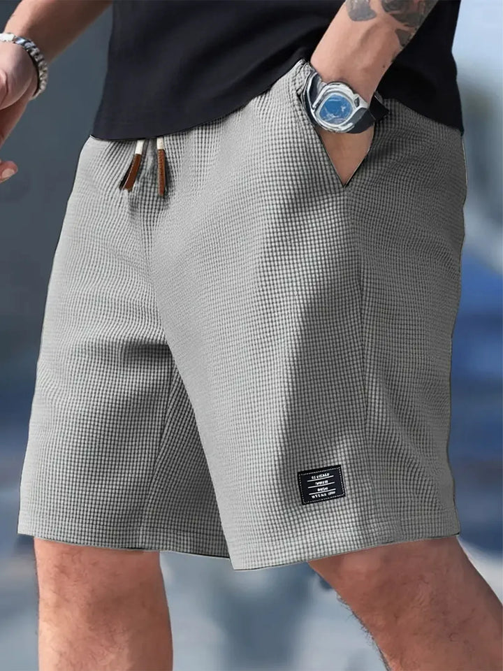 Herr Shorts | Waffle Struktur | Knytband | Sommar