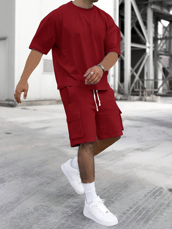 Herr Set | Oversized | Met Koordsluiting | Sommar