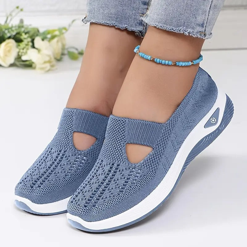 Dams Skor | Ny Stil & Andningsbara | Trendiga Slip-On Sportskor
