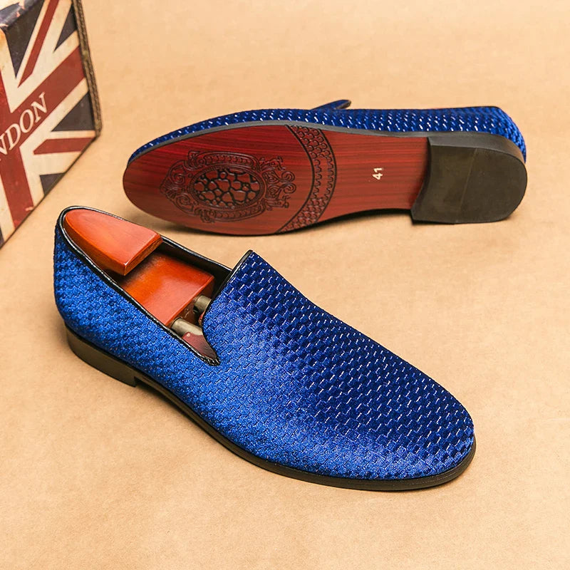Herr Loafers | Vävd Struktur | Instapmodell | Sommar